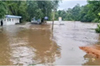 Heavy rains submerge Kukke Subrahmanya bathing ghat; devotees restricted from entering river